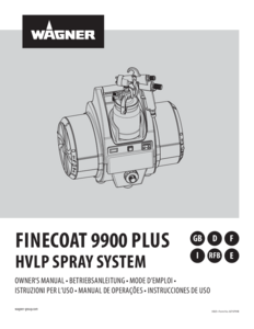 Manual FineCoat 9900 Plus