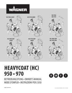 Betriebsanleitung HeavyCoat 950 / 970