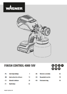 Manual FinishControl 4000 18V