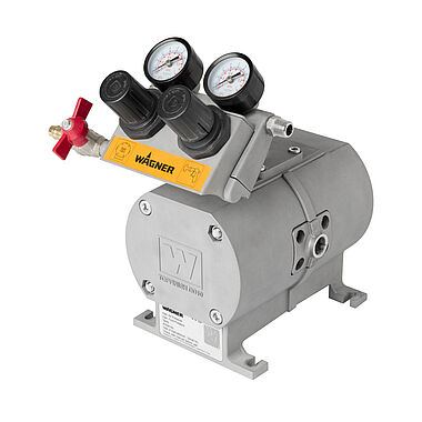 Pneumatically-operated double diaphragm pump