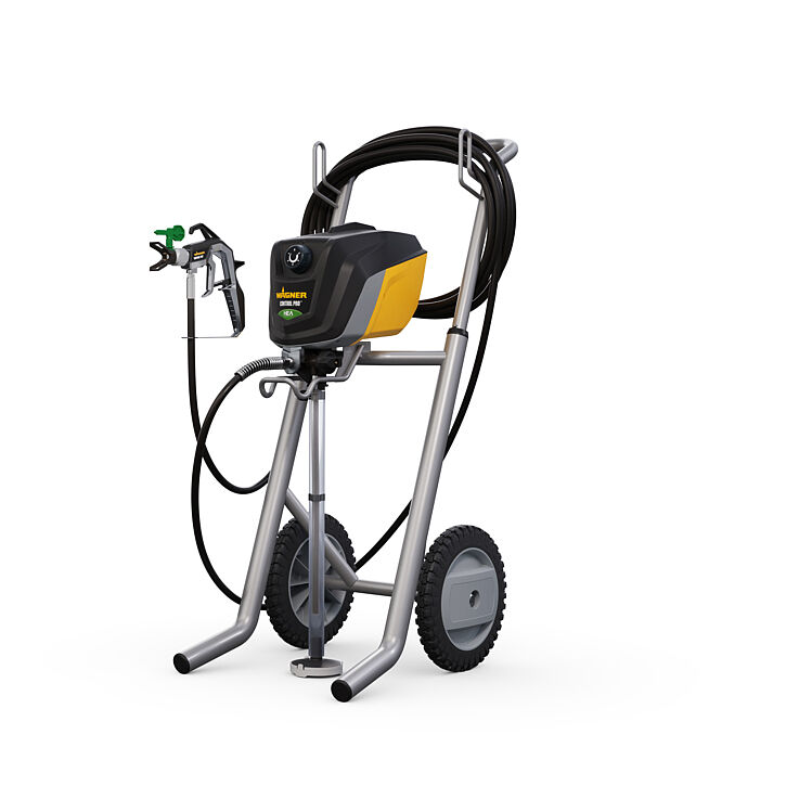 Verniciatura airless professionale con ampia portata e oversray notevolmente ridotto