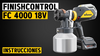 FinishControl FC 4000 18V - Puesta en marcha, Aplicación, Limpieza, Mantenimiento | WAGNER