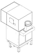 Unità post-filtro monociclone EEP - uscita laterale