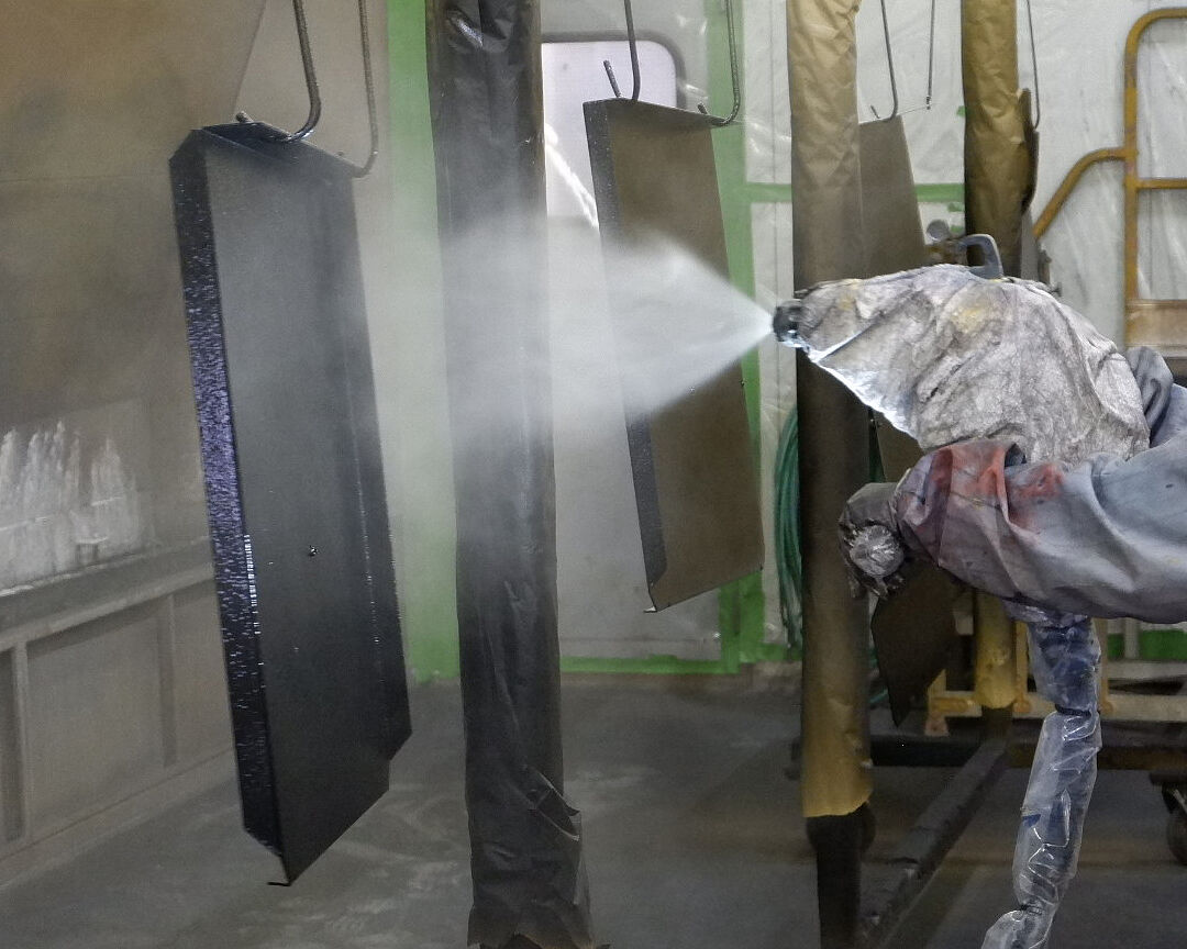 electrostatic manual coating