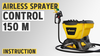 Airless Sprayer Control 150 M - Mise en service, Conseils et astuces, Nettoyage, Entretien | WAGNER