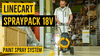 LineCart marking cart + SprayPack 18V – accessories for precise floor markings | WAGNER