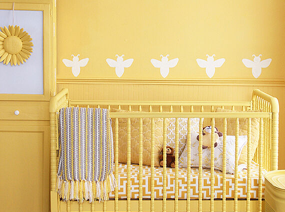 Painting and decorating a nursery