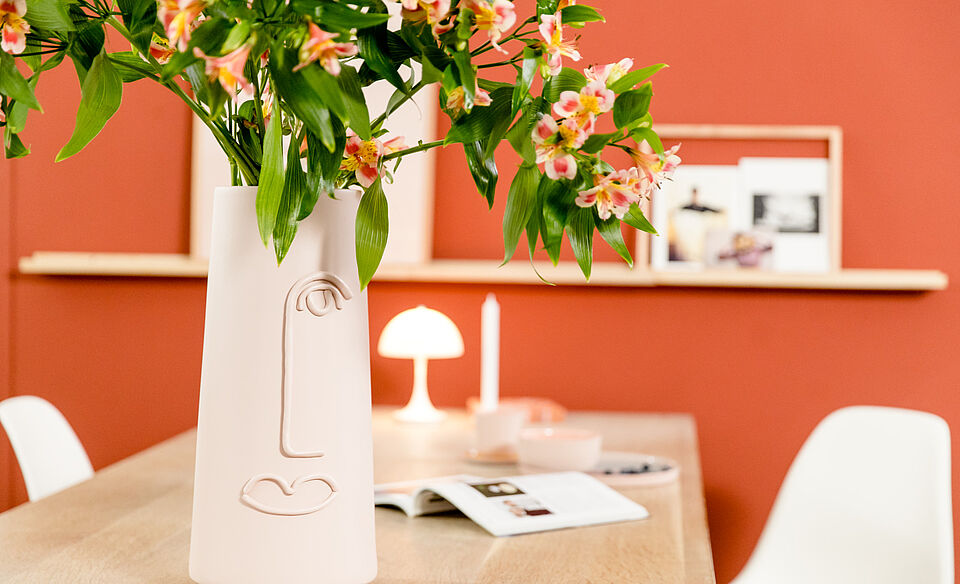 Vase dekorieren und gestalten