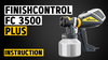 FinishControl 3500 Plus - Mise en service, Application, Nettoyage | WAGNER