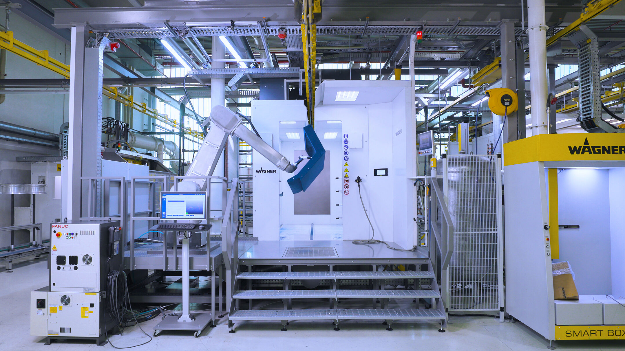 WAGNER 3Daero robotics powdercoating Filmstill 013 3840x2160px WA25050INTDOC01