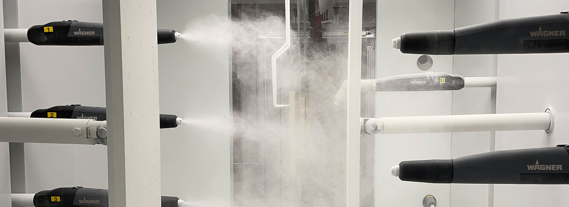 powder coating of non-metallic workpieces at brandt