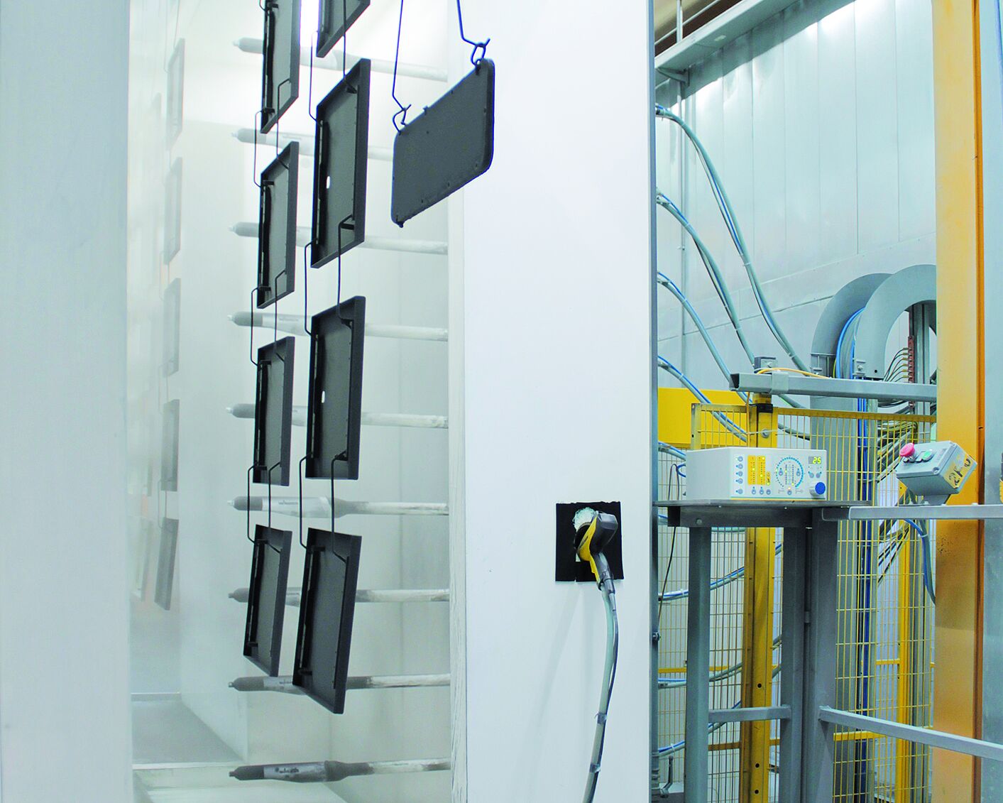 powder coated workpieces