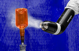 high-speed rotation atomizer spraying