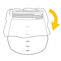 Universal EXTRA Cup liners set HVLP