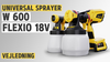 Universal Sprayer W 600 FLEXiO 18V - Ibrugtagning, rengøring & tilbehør | WAGNER