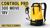 Control Pro 300 Move 18V - Puesta en servicio, Consejos, Limpieza y Mantenimiento | WAGNER