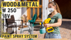 Wood&Metal Sprayer W 250 18V - The flexible cordless sprayer for wood and metal paints | WAGNER