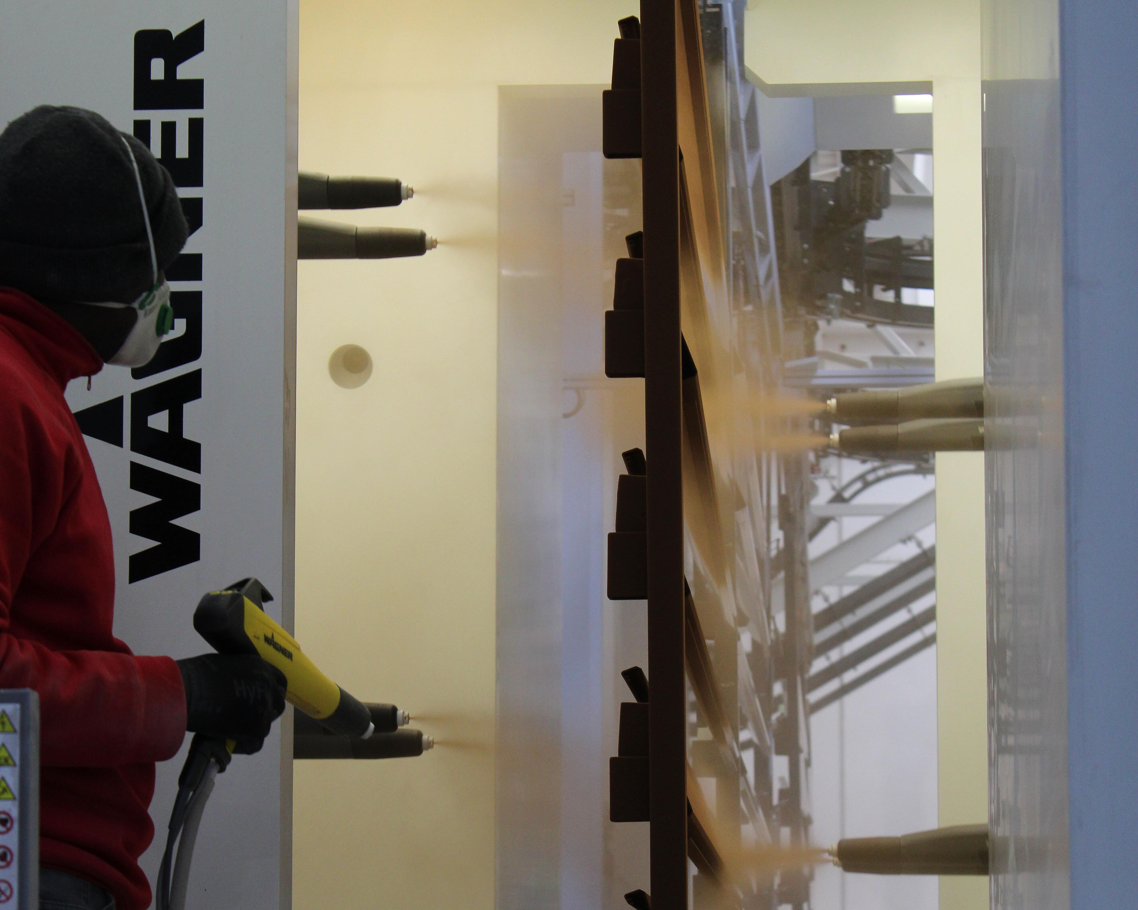 automatic powder booth by wagner