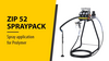 Prolymer spray application with ZIP 52 spraypack by WAGNER