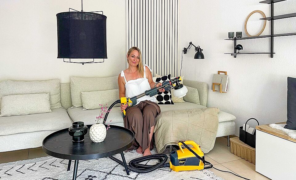 Wandgestaltung fertig mit Aneta