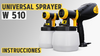 Universal Sprayer W 510 - Puesta en servicio, Consejos, Limpieza y Mantenimiento | WAGNER