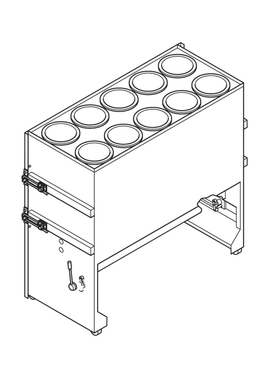 ICF recovery system - filter trolley