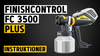 FnishControl 3500 Plus – Förberedelse, Påföring, Rengöring | WAGNER