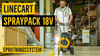 LineCart markeringsvagn + SprayPack 18V – tillbehör för precisa markeringar på golv | WAGNER