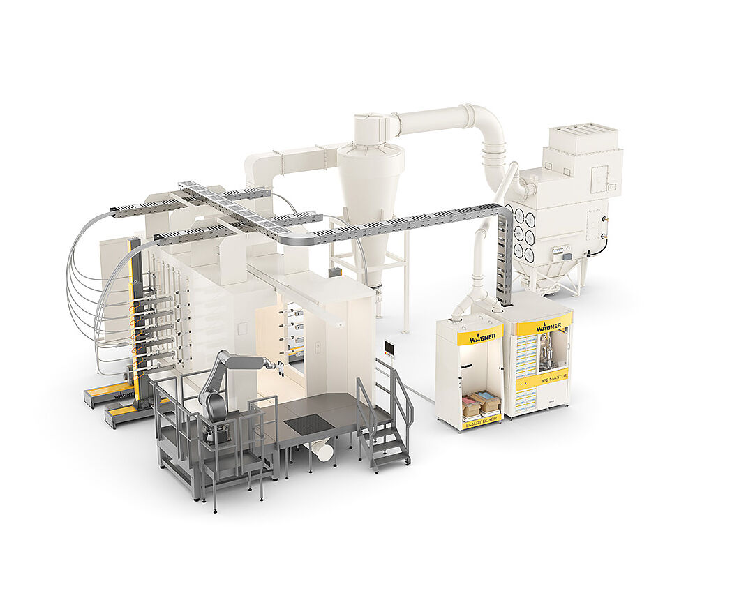pulver gesamtanlage s Line ips robot 01