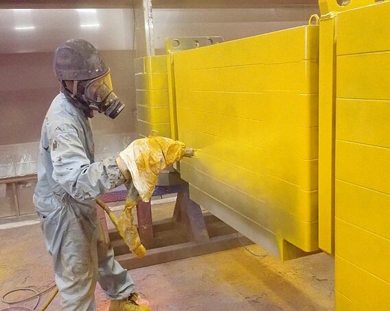 electrostatic manual coating