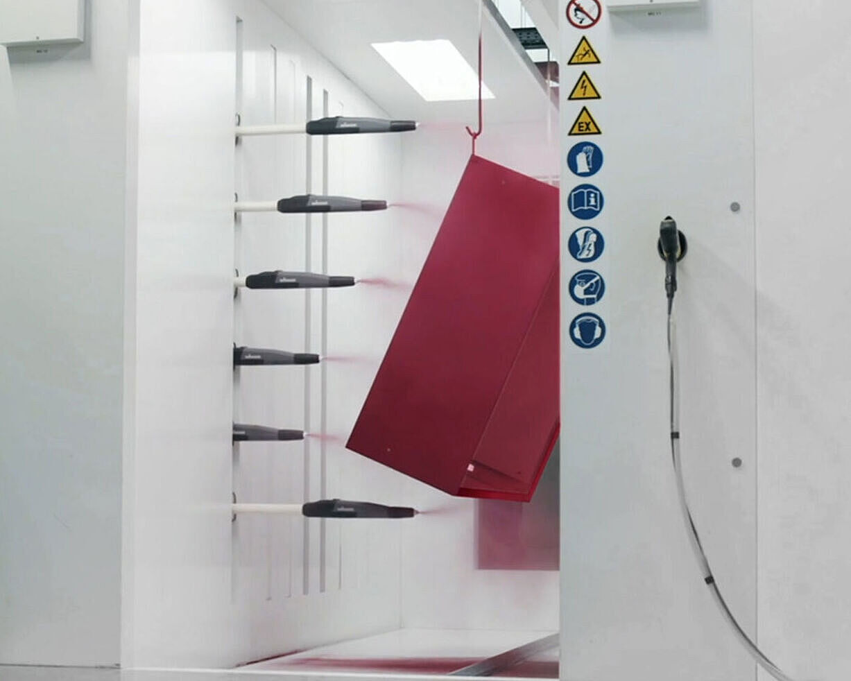 cabine d'un système complet de face