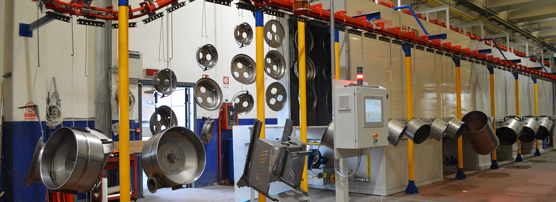 powder coating system at delfin vacuums