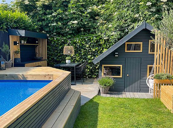 Children's playhouse in the scandi style