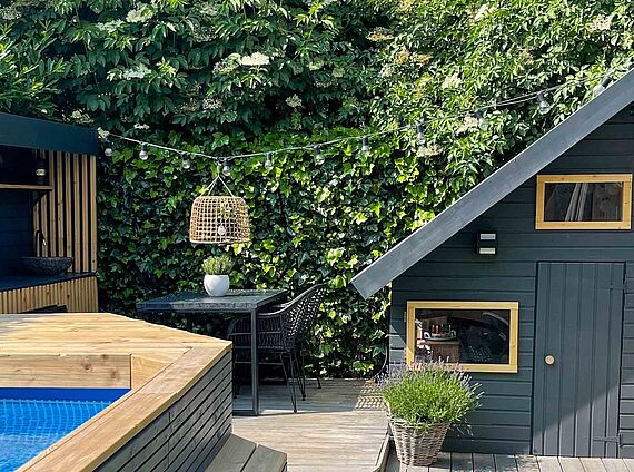 Children's playhouse in the scandi style
