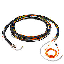 Mortar hose for electric plaster spray systems