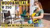 Wood&Metal Sprayer W 250 18V - El pulverizador sin cable para pinturas de madera y metal | WAGNER