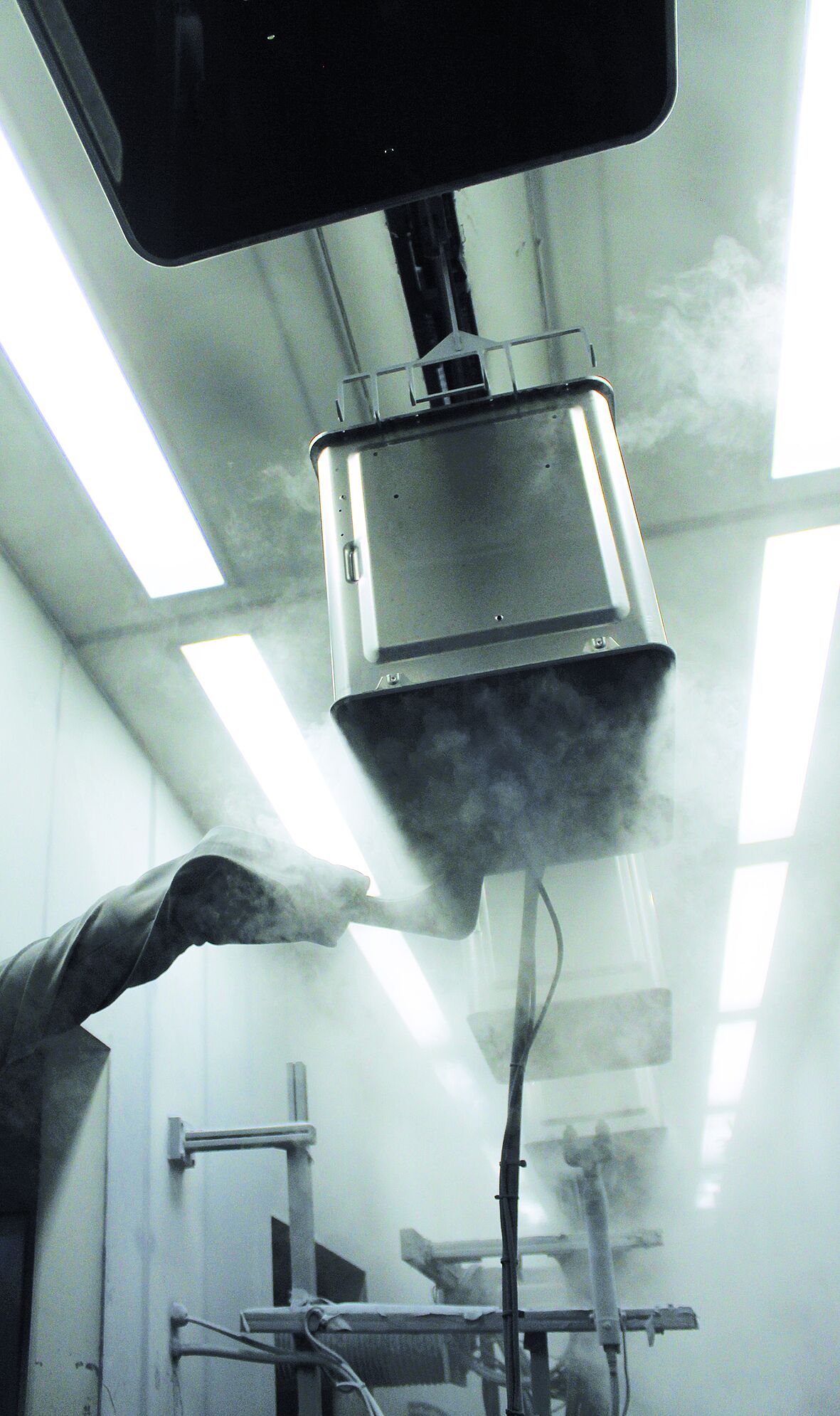 powder enamelling of cooking appliances