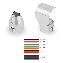 Heat-shrink tube set + concentrator and reflector nozzles
