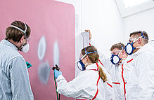 liquid coating practical training at the wagner academy