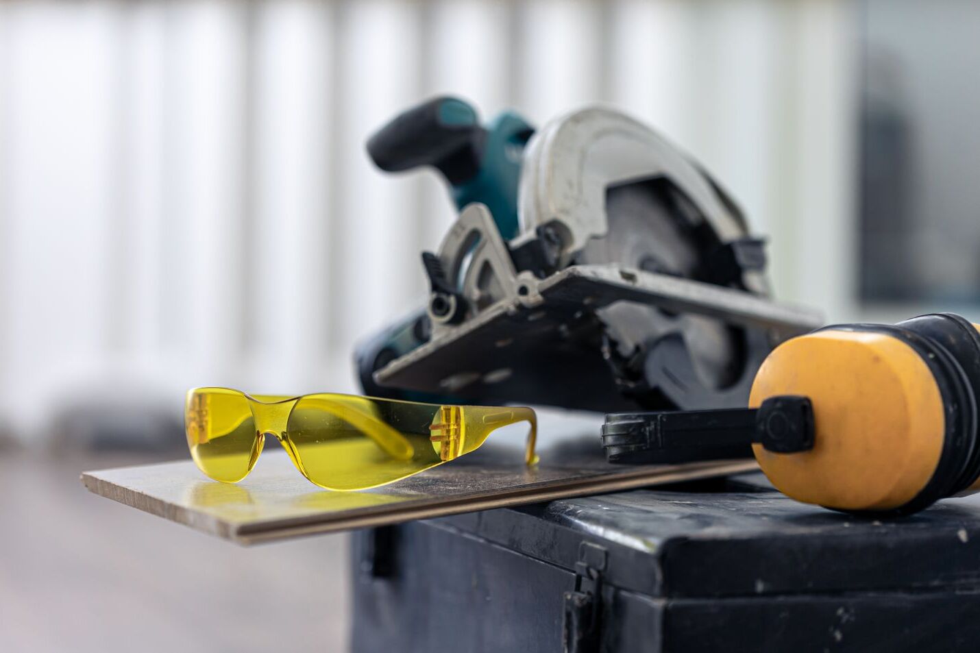 close up of construction safety goggles and work t 2021 12 09 20 21 27 utc