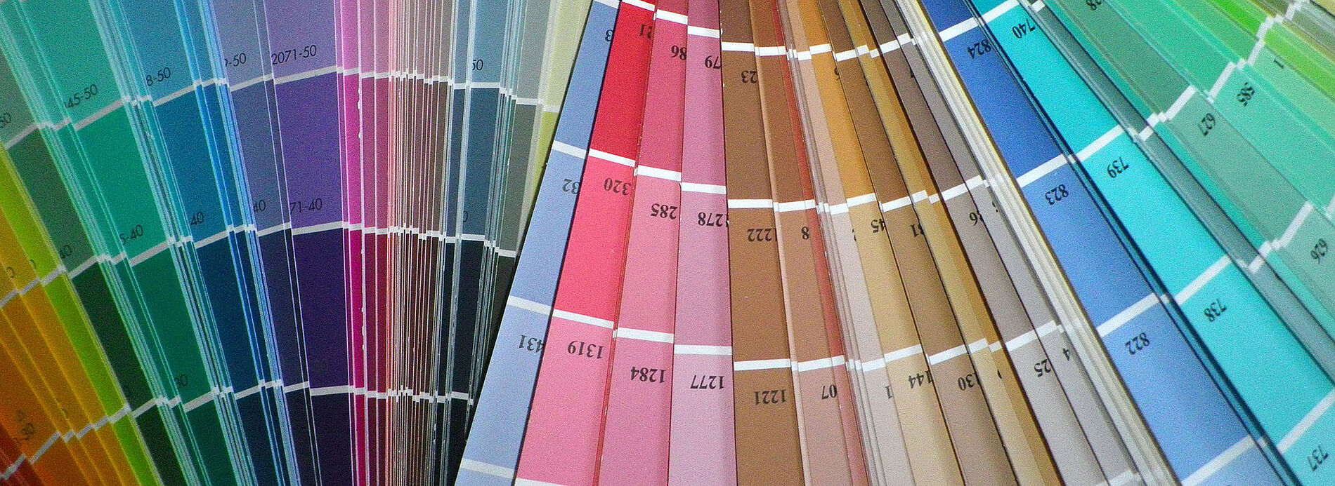 Colour palette slider