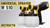 Universal Sprayer W 510 - Inbedrijfname, Tips, Reiniging, Onderhoud & Toebehoren | WAGNER