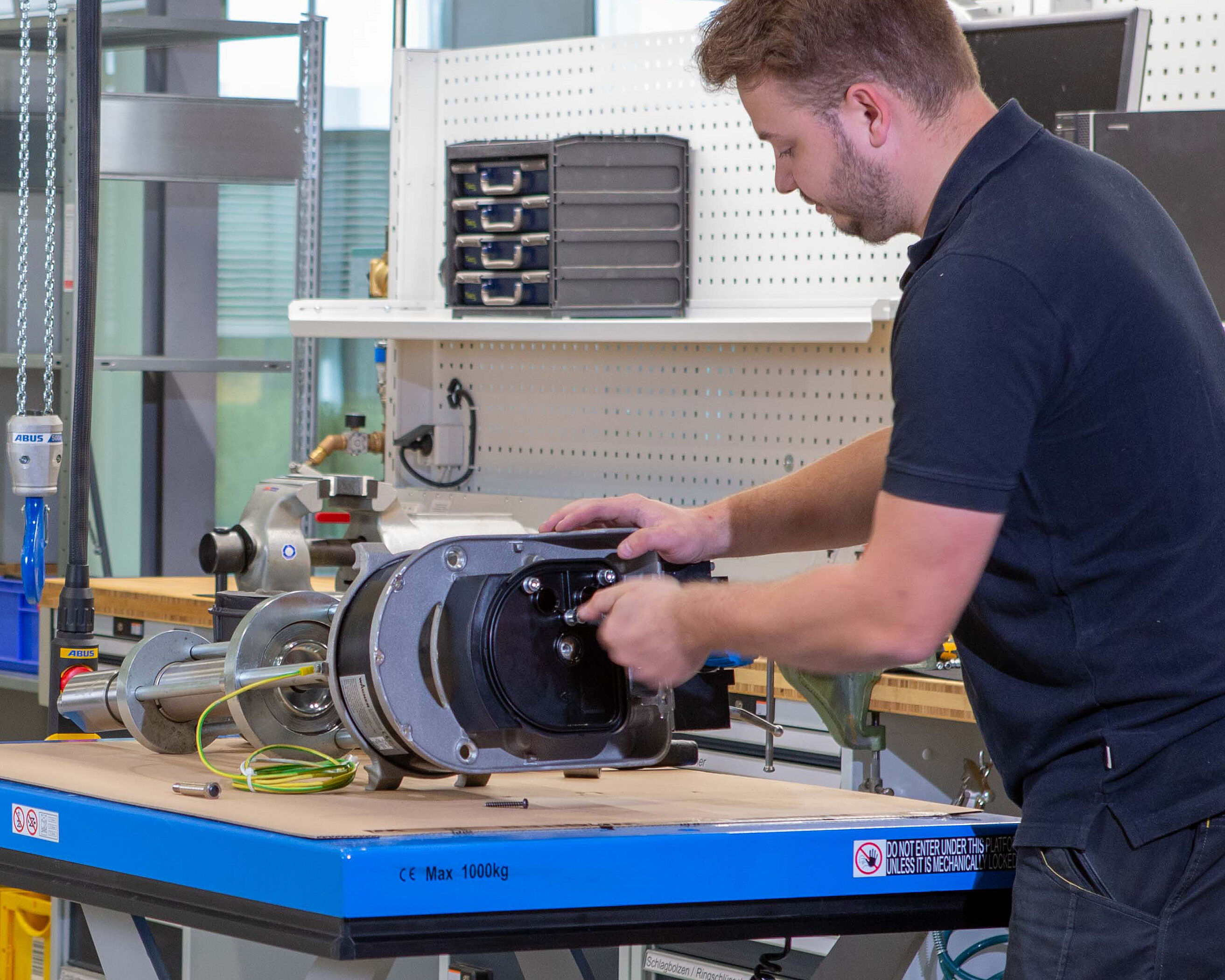 Slider Reparatur und Wartung 2