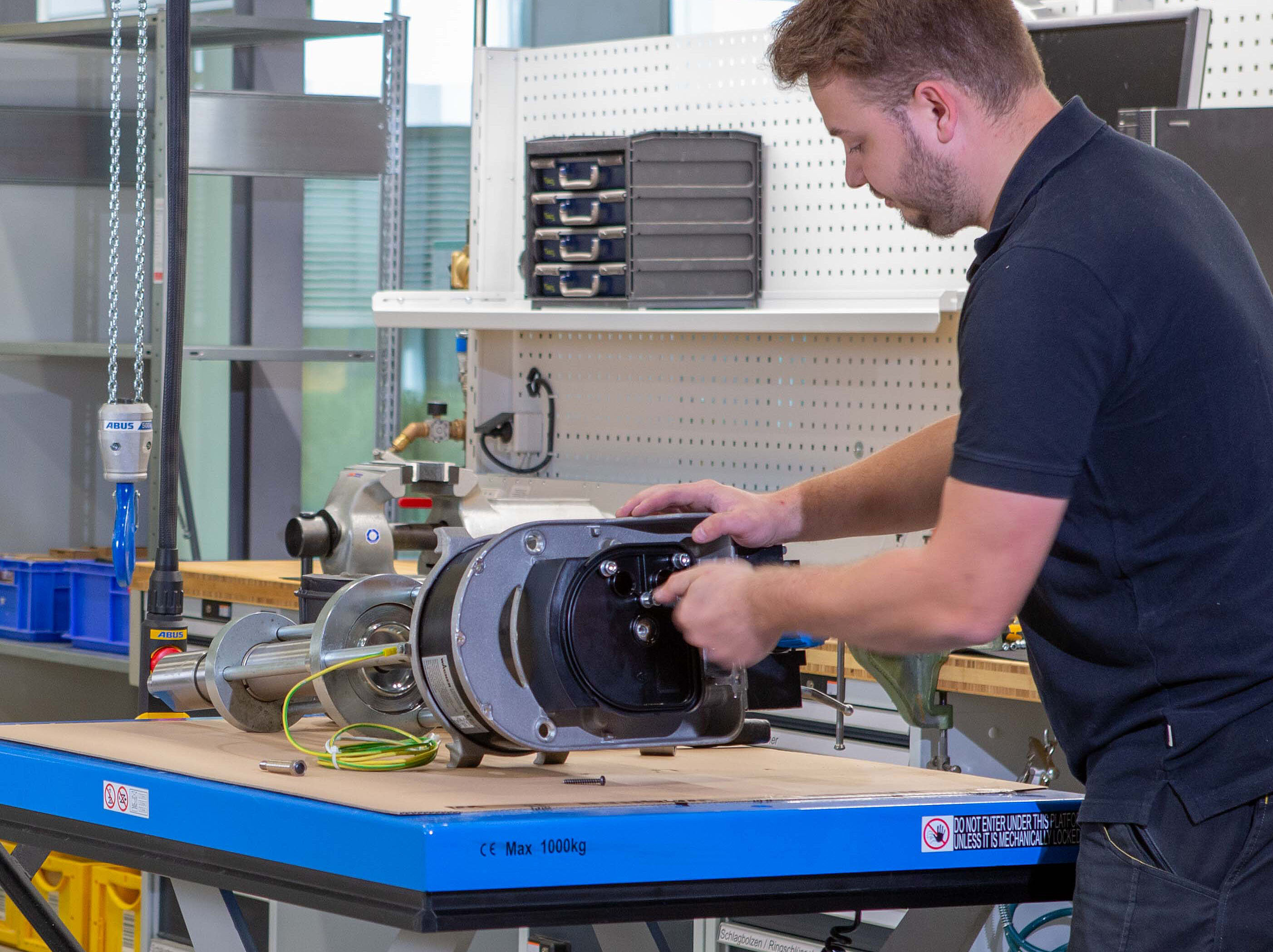 Slider Reparatur und Wartung 2