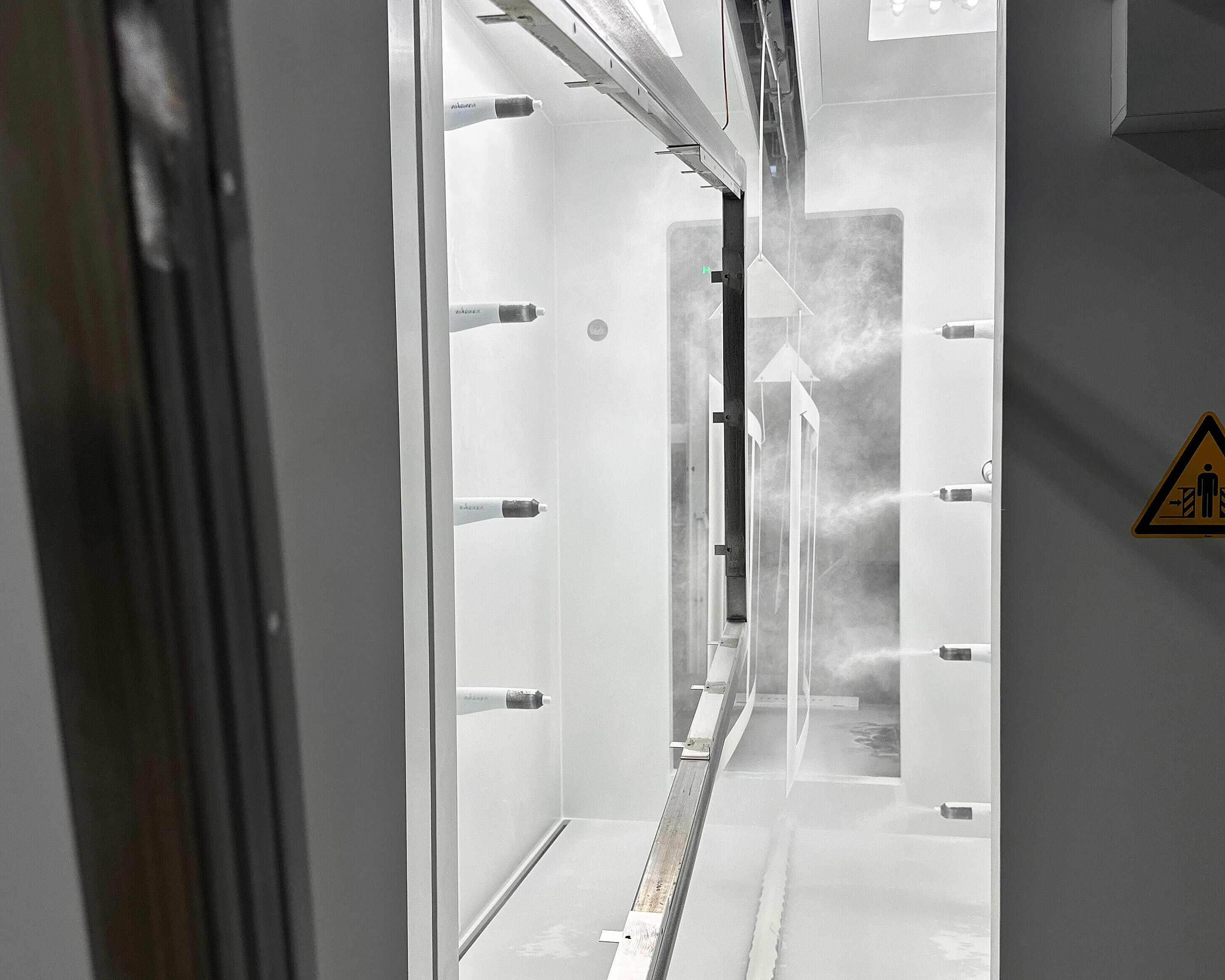 powder coating of metal components
