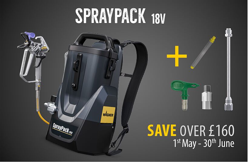 WAGNER HITechSpraypack 18V Banner 819x534