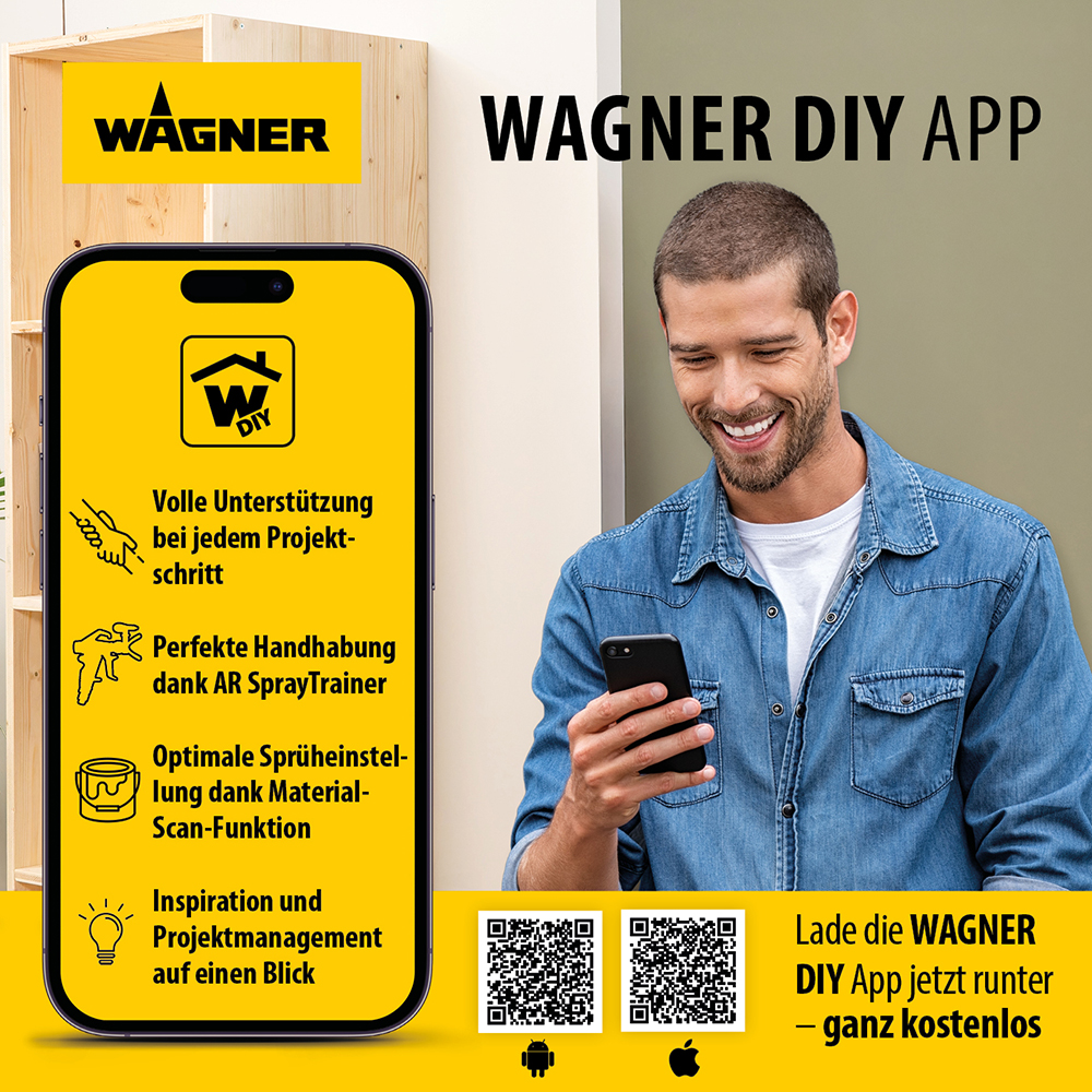 Professionelles  Airless Spritzen mit bis zu 55 % weniger Sprühnebel bei maximaler Kontrolle