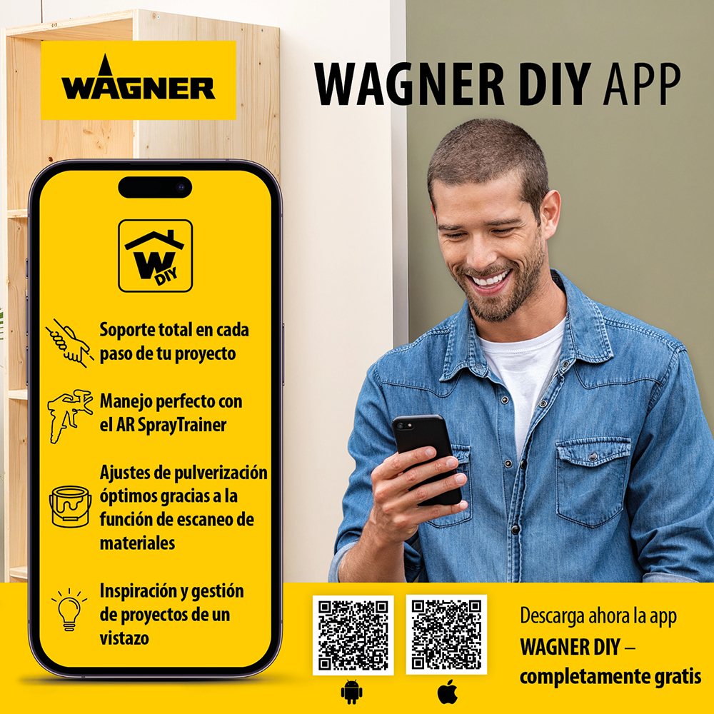Pulverización Airless profesional con hasta un 55 % menos de neblina de pulverización y el máximo control