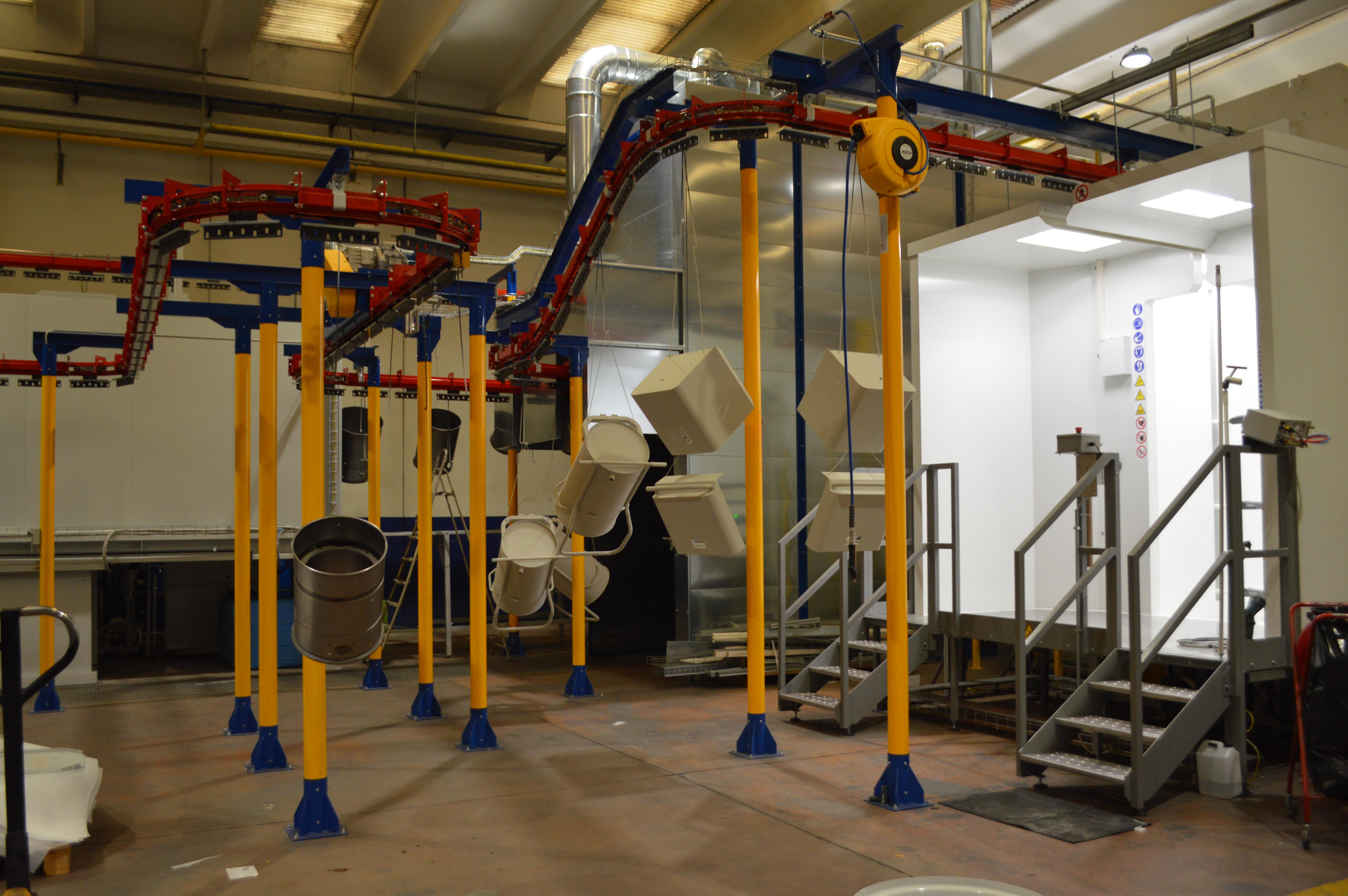powder coating booth by wagner