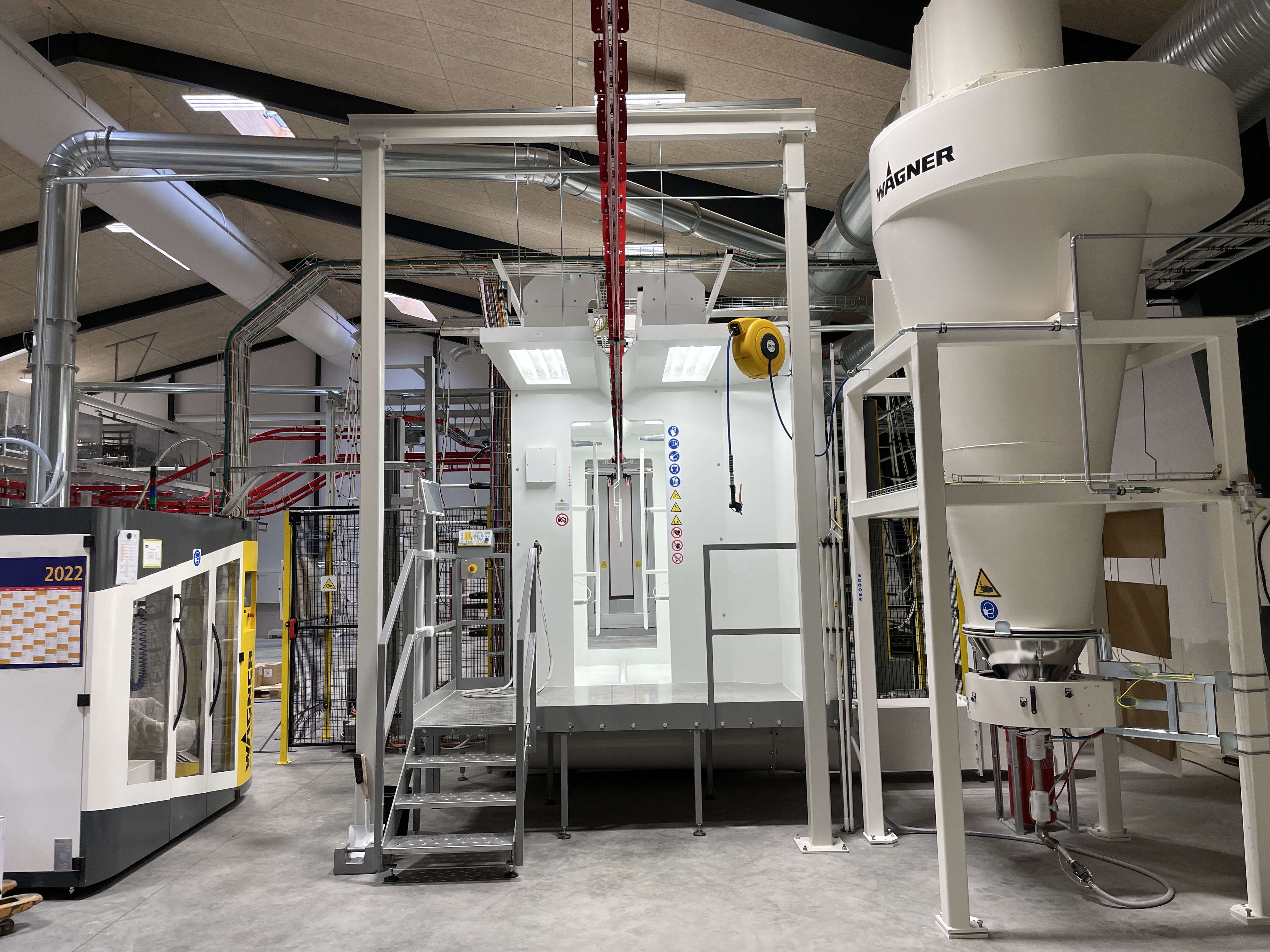 m-line powder coating system by wagner